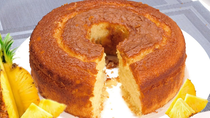 BIZCOCHO DE PIÑA RICO ESPONJOSO QUE SE DESHACE EN LA BOCA