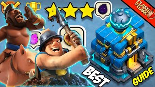 How to use Hybrid at th12 for 3 stars Always | Hog Miner Attack th12