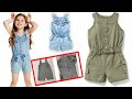 DIY OLD SHIRT TO BABY JUMPSUIT, Jumpsuit cutting & stitching in hindi |