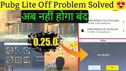 Pubg Lite Automatic Off Problem Solved I 100% Sollution😍 I How To Fix Crash Problem In Pubg Lite I