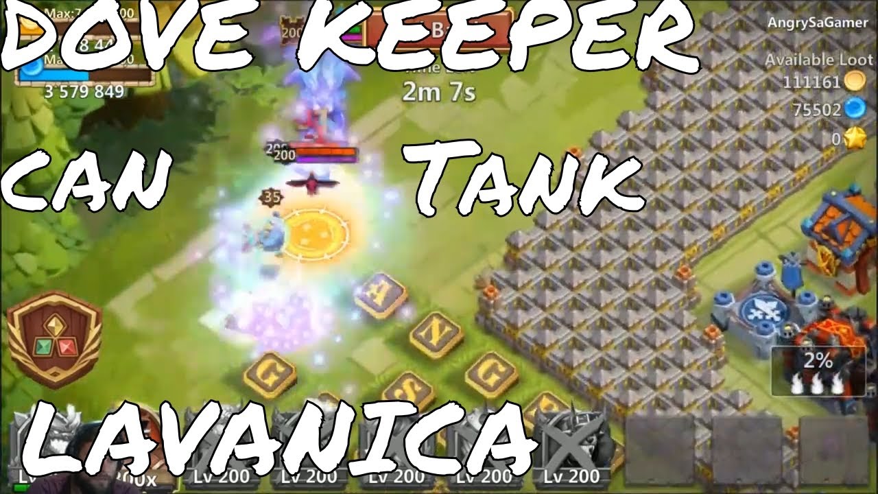 Dove Keeper | Skill 12 | 8 bulwark | 8 unholy pact | vs TOP 22 LEGENDS