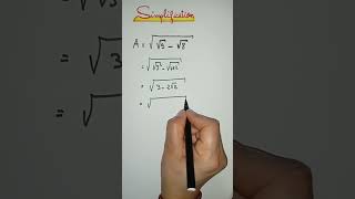 simplification racines carrées maths racines_carrées قناة_بشرى_التعليمية