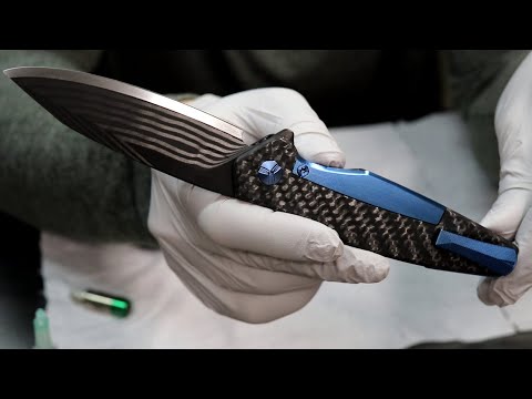 Interface Knife making part 10,  Assembly Anodizing and Sharpening