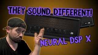 Not the Same! Comparing Neural DSP X and Legacy Plug-ins