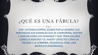 Estructura de la Fábula