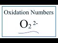 Oxidation Numbers and Peroxide Ions