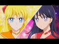 Sailor moon cosmos  eternal sailor venus  eternal sailor mars transformation duo