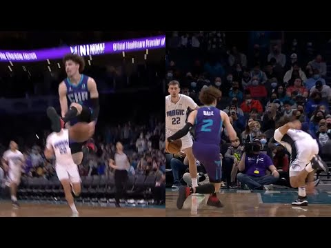 LaMelo Throws EPIC Between The Legs Lob & Drops The Defense!
