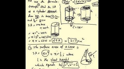 IGCSE (O level) : mensuration (3)