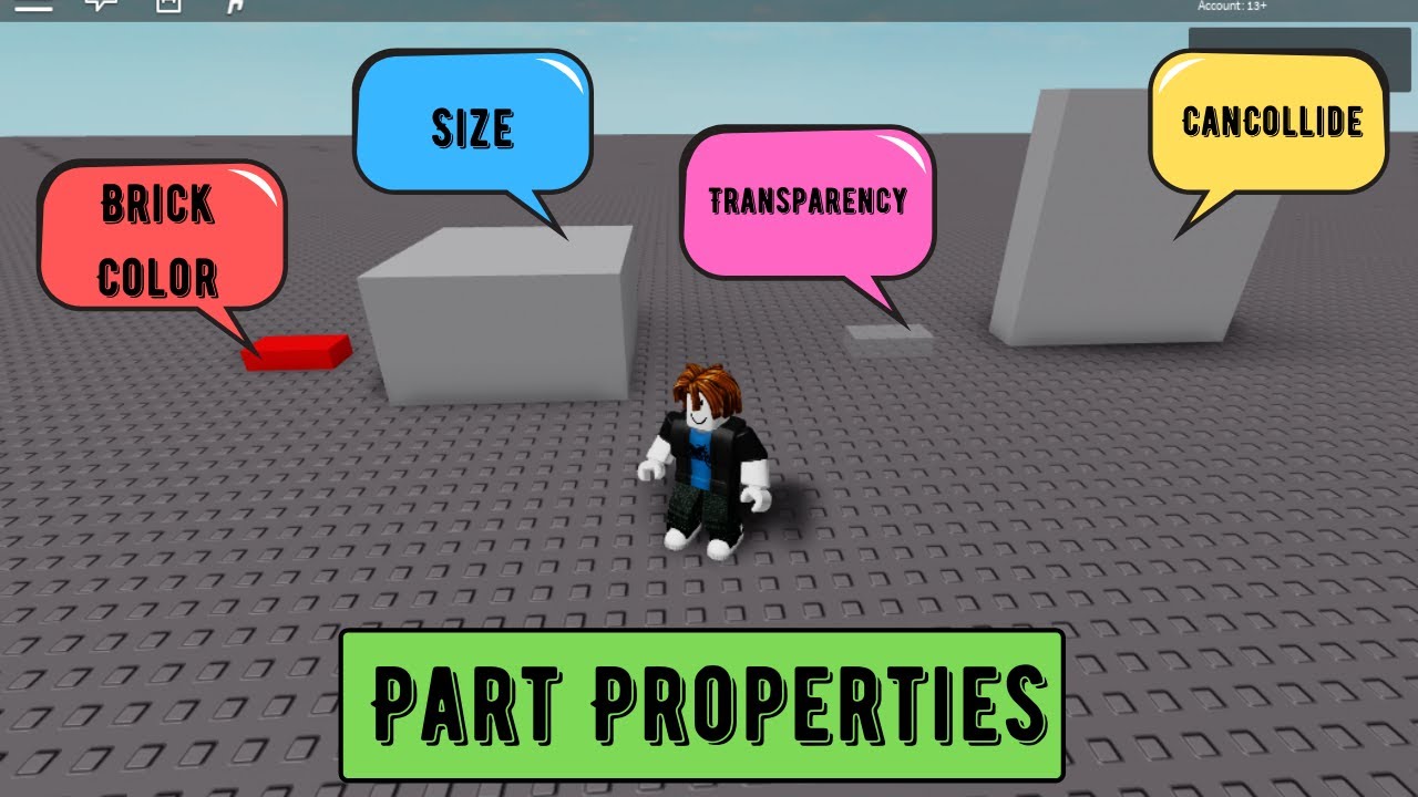 Manipulando Parts no Roblox Studio – <RJ Byte/>