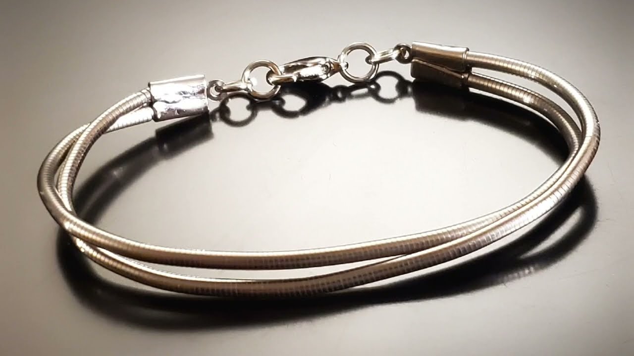 Recycled Guitar String Bracelet UNISEX