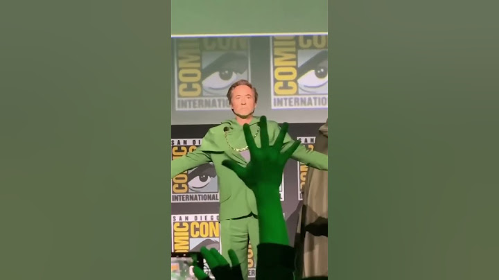 Robert Downey Jr  surprises Hall H to announce his return to the MCU as Doctor Doom