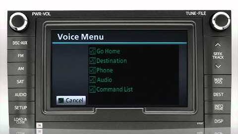 Navigation (map/voice screen) Sienna Toyota of Slidell