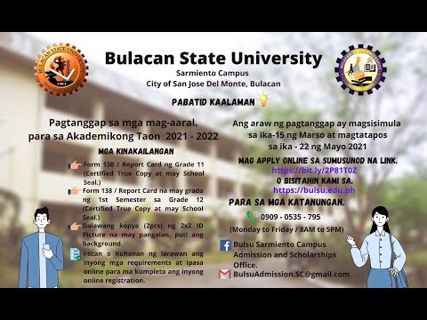 Latest updated: Pano mag apply for Intrans Exam sa Bulacan State University. (Sarmiento Campus).
