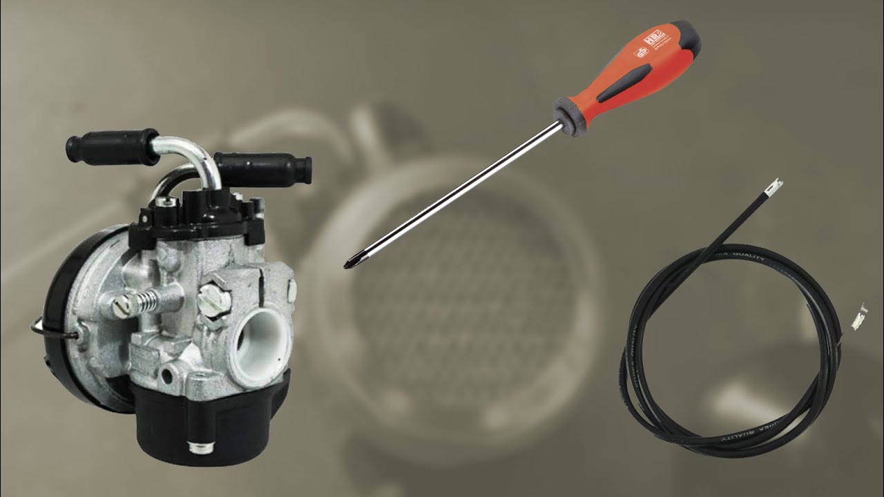 Dellorto SHA 15  : Montage des câbles d’accélérateur et de starter