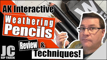 Weathering Pencils - AK Interactive - Review and Techniques!
