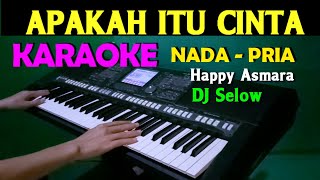 Apakah Itu Cinta - Happy Asmara | KARAOKE Nada Pria || DJ Selow