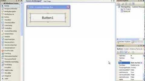 Visual Basic 2008 - Custom Message Box