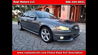 2012 Audi A4 S Line Premium Plus 6 Speed Manual in Clearwater FL