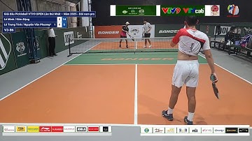 Giải đấu Pickleball VTV9 OPEN Lần thứ Nhất – Năm 2025 - Đôi nam pro