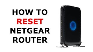 Factory reset your netgear internet router with the push of a button.
- hold button for 7-10 seconds until front lights turn
orange/flash/change color ...