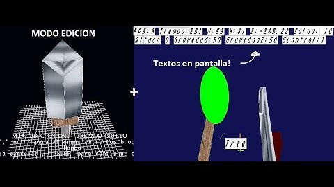 OpenGL en Python 3D - Parte 8.2 - Modo Crear Objetos + Render de Textos en OPENGL + PYGAME