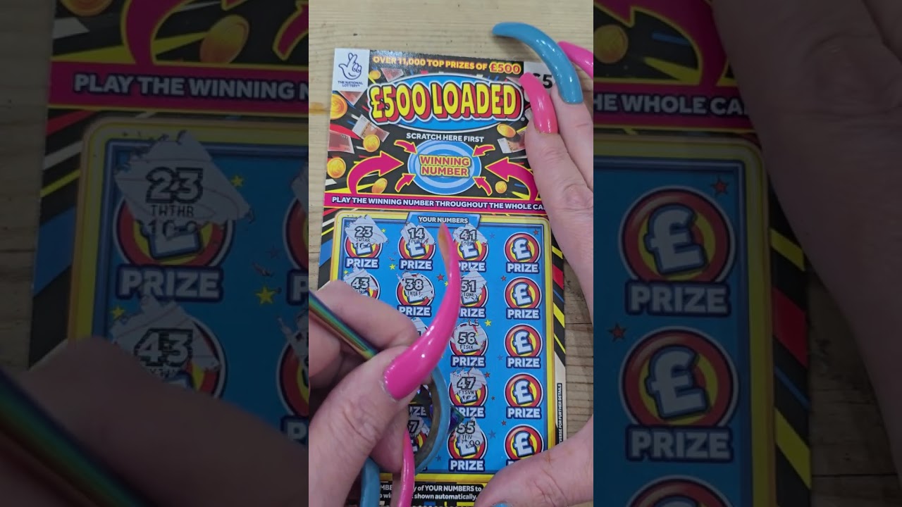 National lottery scratch cards £20 mix 