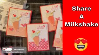 Share a Milkshake Valentine Cards