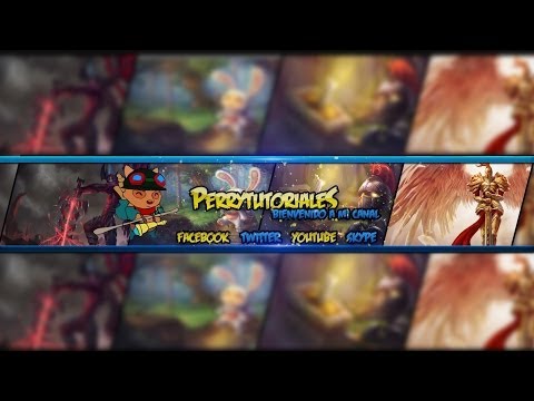 Speed Art #9 - Free Youtube Banner/Channel Art #2 ¡ League Of Legends Template !
