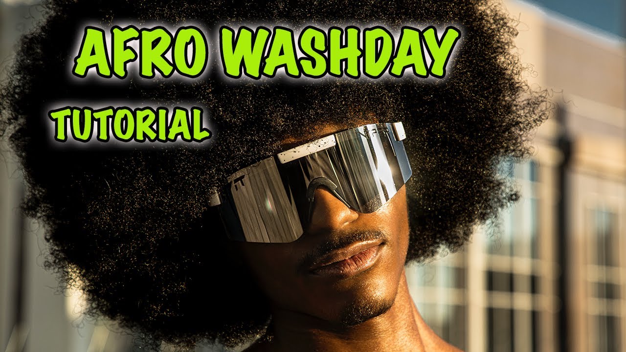 Идеальная стирка афро-прически