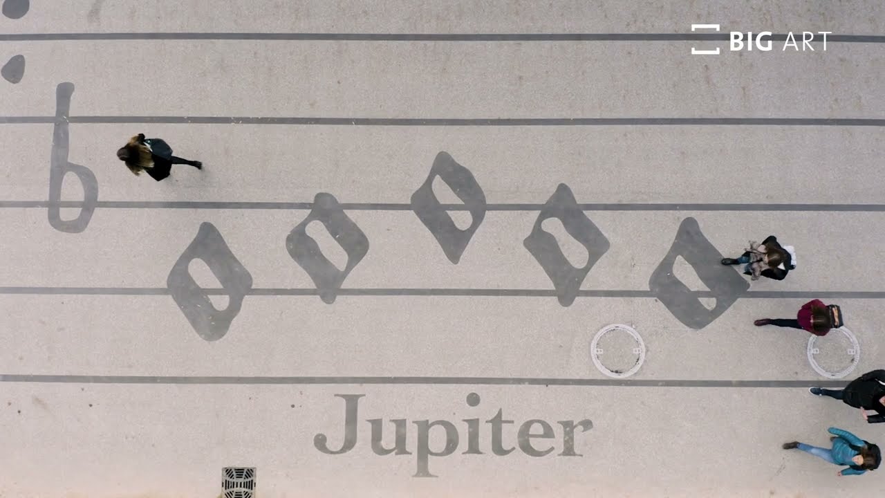 20 Jahre BIG ART: Anna Jermolaewa und Manfred Grübl "Planetenorchester", 2020, JKU Campus Linz