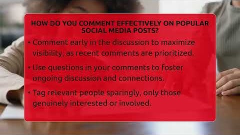 How Do You Comment Effectively On Popular Social Media Posts? - Everyday-Networking