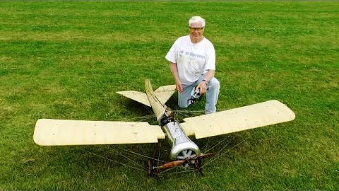 SCRATCH BUILT 1/4 SCALE RC 1912 BLACKBURN TYPE D M...