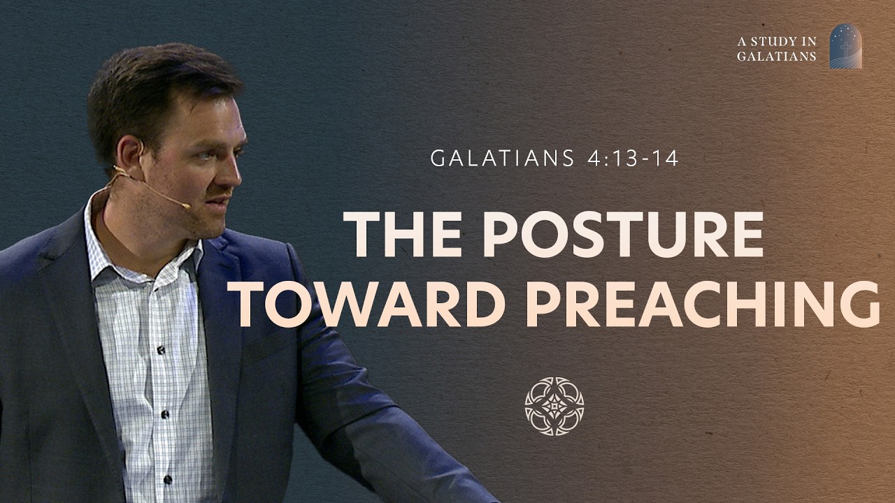 Posturing Savior The Posture Toward Preaching - YouTube