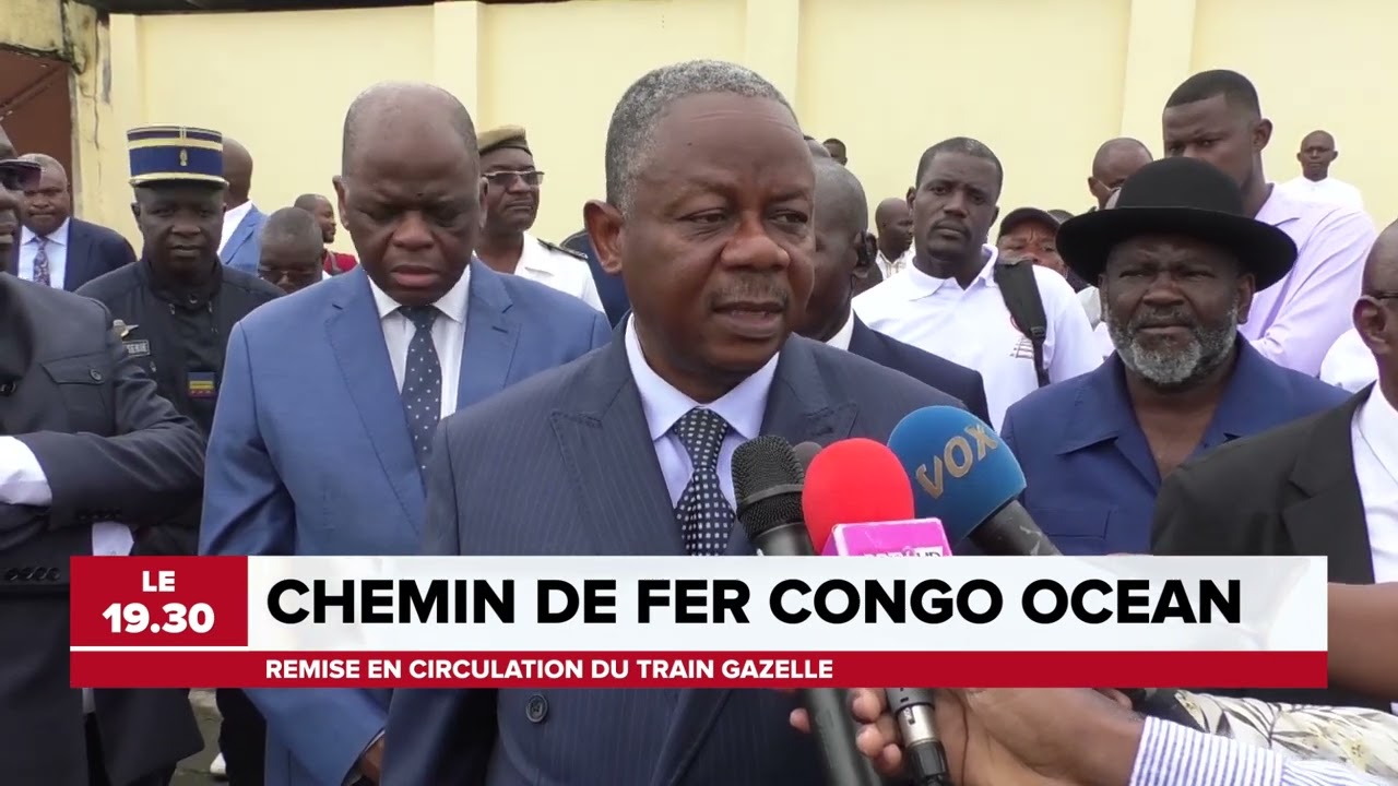 CHEMIN DE FER CONGO OCEAN : REMISE EN CIRCULATION DU TRAIN GAZELLE
