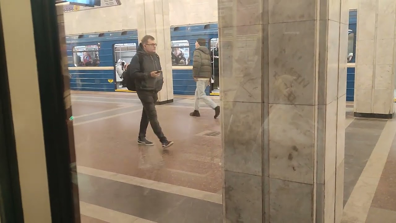 Минск. 12.02.2025, поездка на метро Малиновка-уручье