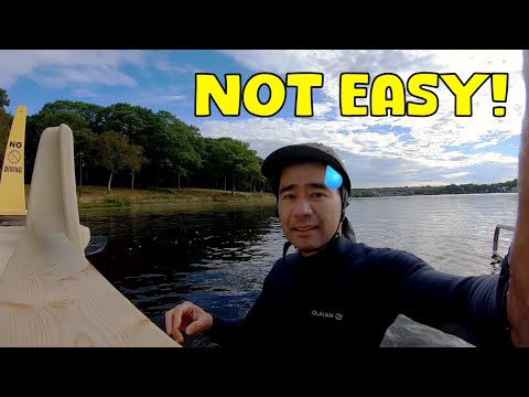 Pump Foiling Progress - 1 Hour In 3 Minutes