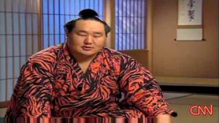 Sumo Wrestler Asashoryu Interview  朝青龍