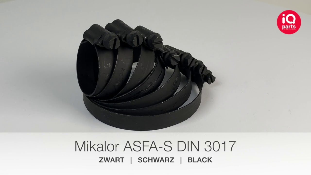 Fascetta Stringitubo Mikalor ASFA L7 Acciaio Inox Larghezza 7mm Diametro 8-40mm