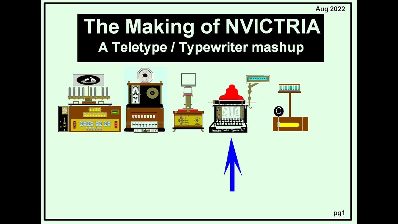The Making of NVictria Teletype Video # 9 - YouTube