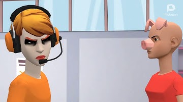 Peppa Pig Slaps Joshua The Vyond Fan And Joshua The Vyond Fan Cries