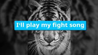 Fight song lyrics