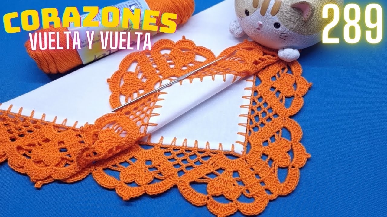 Una hermosa puntilla de corazones 🩷 289