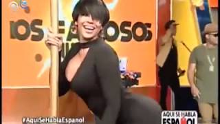  Latina Big Booty Pole Dance In Hot Tight Dress 