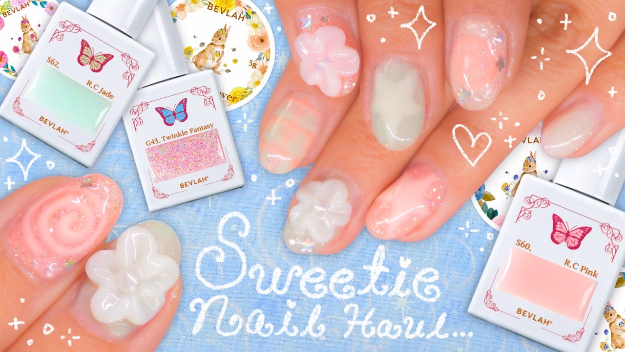 ⊹˚₊🧚🏼‍♀️ The Most Whimsical Sweetie Nail Supply Haul 🌷₊˚⊹