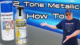 How To SPRAY PAINT Your Car (Metallic Cobalt Blue & Silver) 2 Tone + 2K Clear at Home (Super EZ)