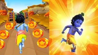 Little Krishna Run V/S Reverse Game Play _ios, Android gamettlekrishna #runninggames #mobilegame screenshot 4