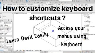 Keyboard Shortcuts and Keytips in Revit - Customize keyboard shortcuts
