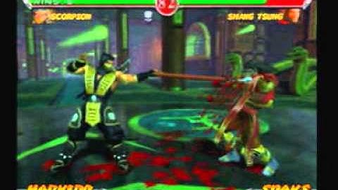 MK Deadly Alliance runthrough with Scorpion part 2