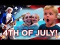 GEORGE WASHINGTON PLAYS STAR SPANGLED BANNER! | Ellie and Jared Fourth Of July Family Special!